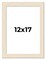 12x17 Wide Barnwood Picture Frame with UV-Resistant Acrylic & Acid Free Backing, Available in 6 Paint Finishes - Grey, Brown, White, and Black